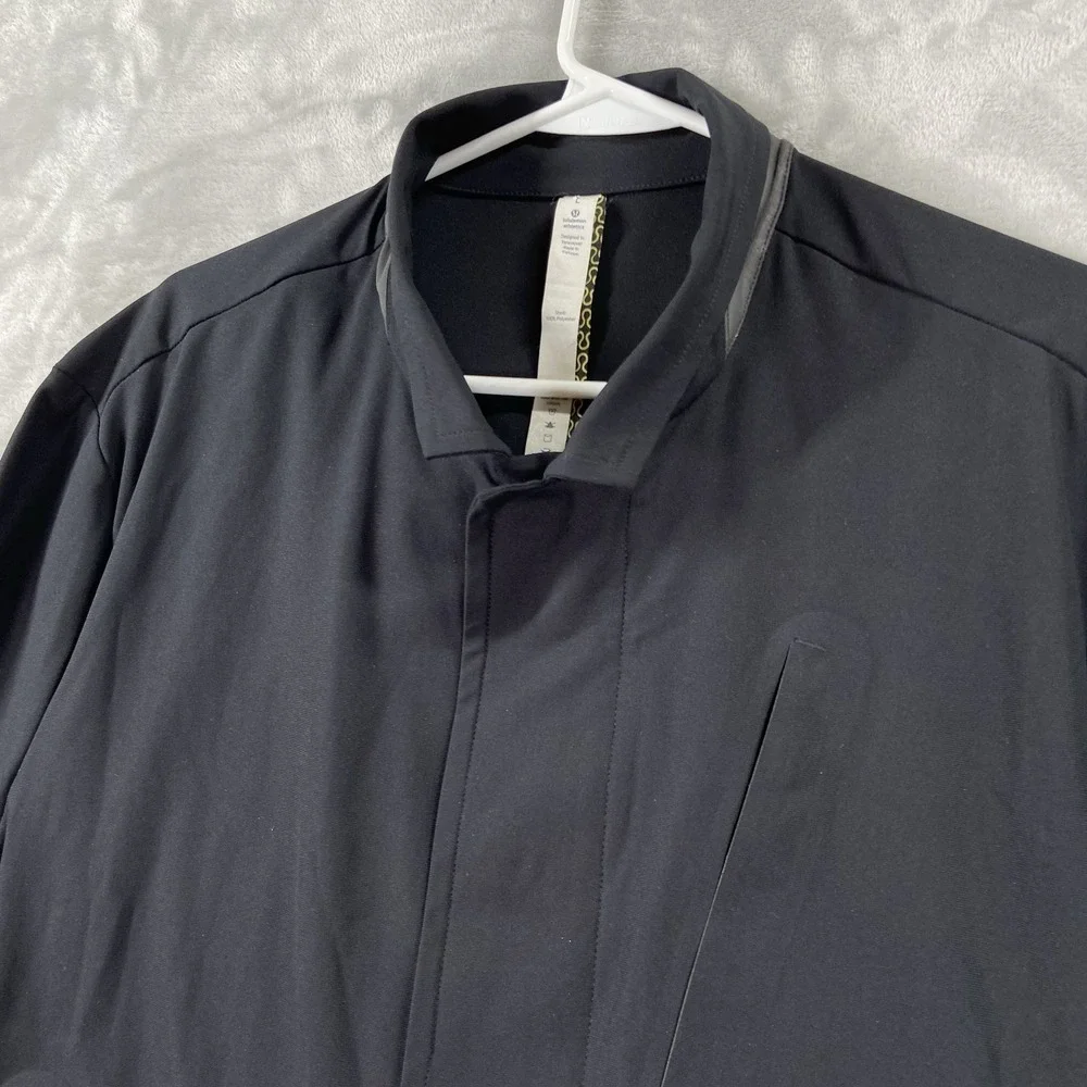 Lululemon Jacket Mens Large Nonstop Blazer Full Zip Button Front Stretch Casual